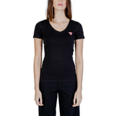 Guess Black Cotton T-Shirt -   -  Guess.